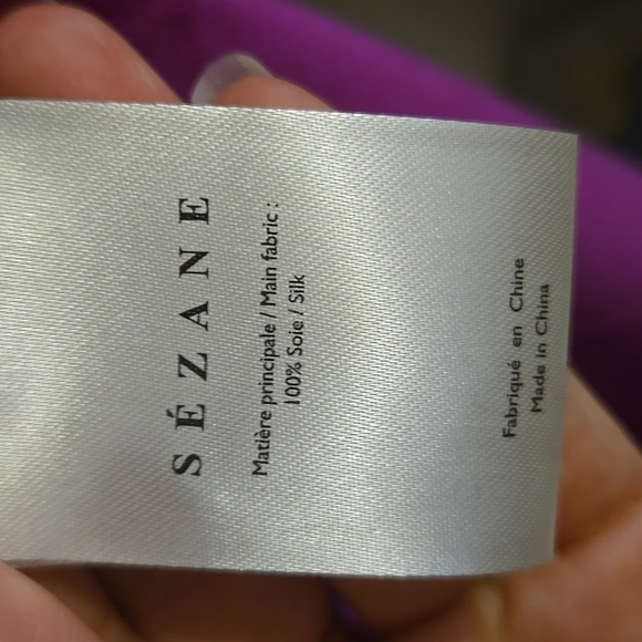 Sezane Ann 100% Silk Shirt - Picture 9 of 12